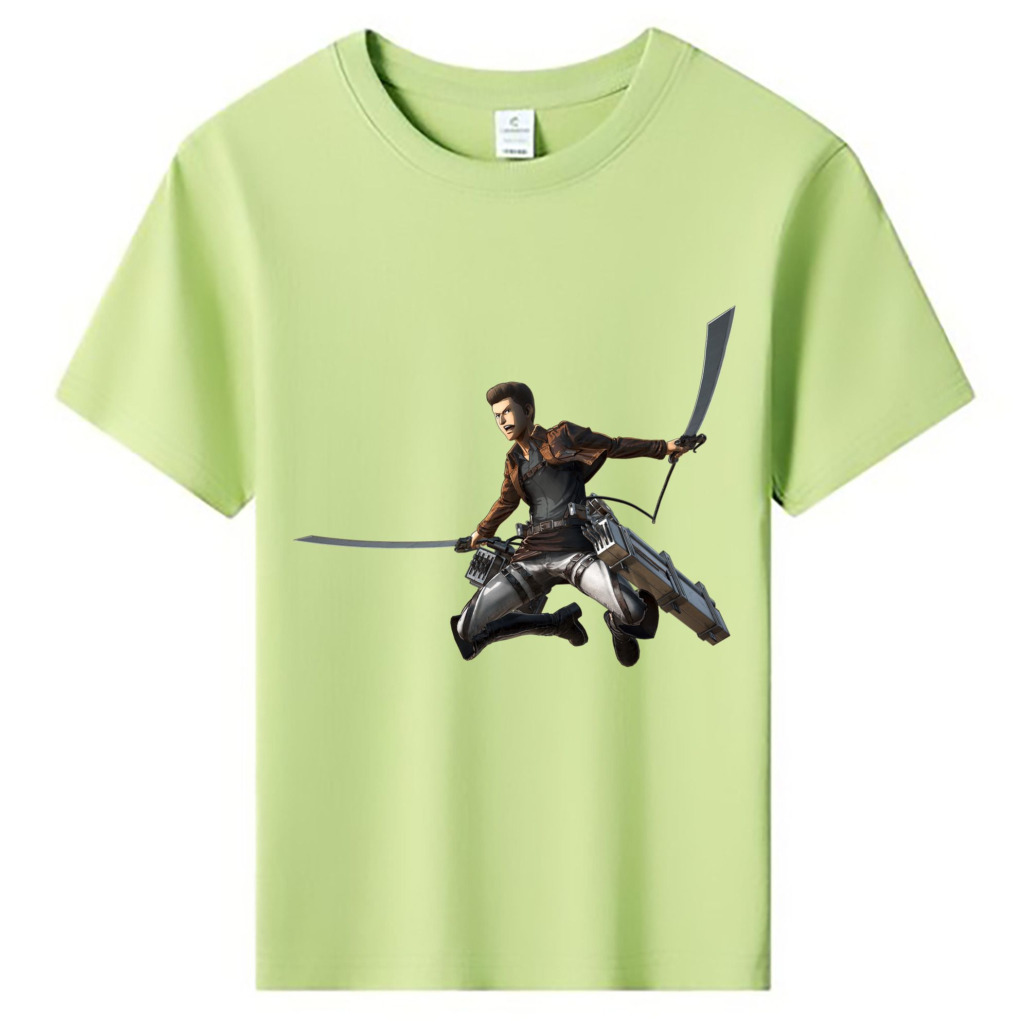 （画像用） 進撃の巨人 Attack on Titan 綿100％キッズTシャツ（フロントプリント）